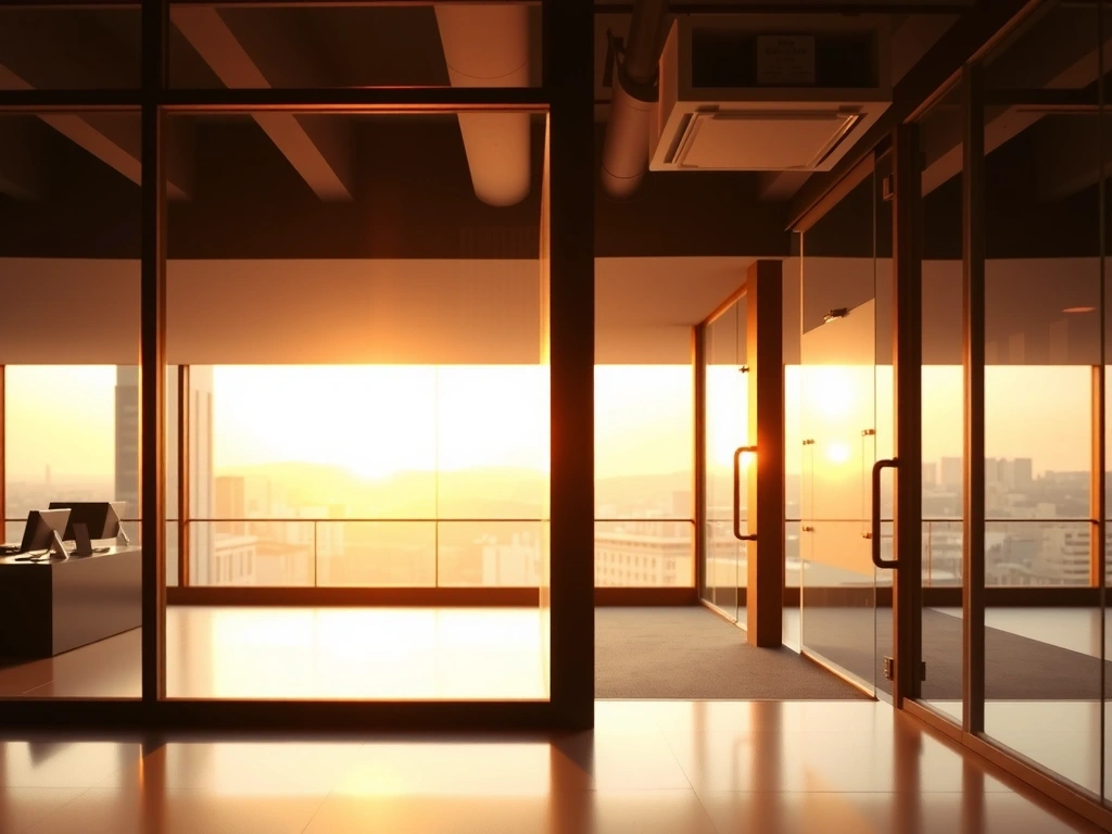 Arquitectura de oficina moderna en Barcelona